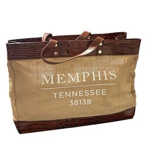 NWT Brahmin Pecan Melbourne Meredith Tote Bag